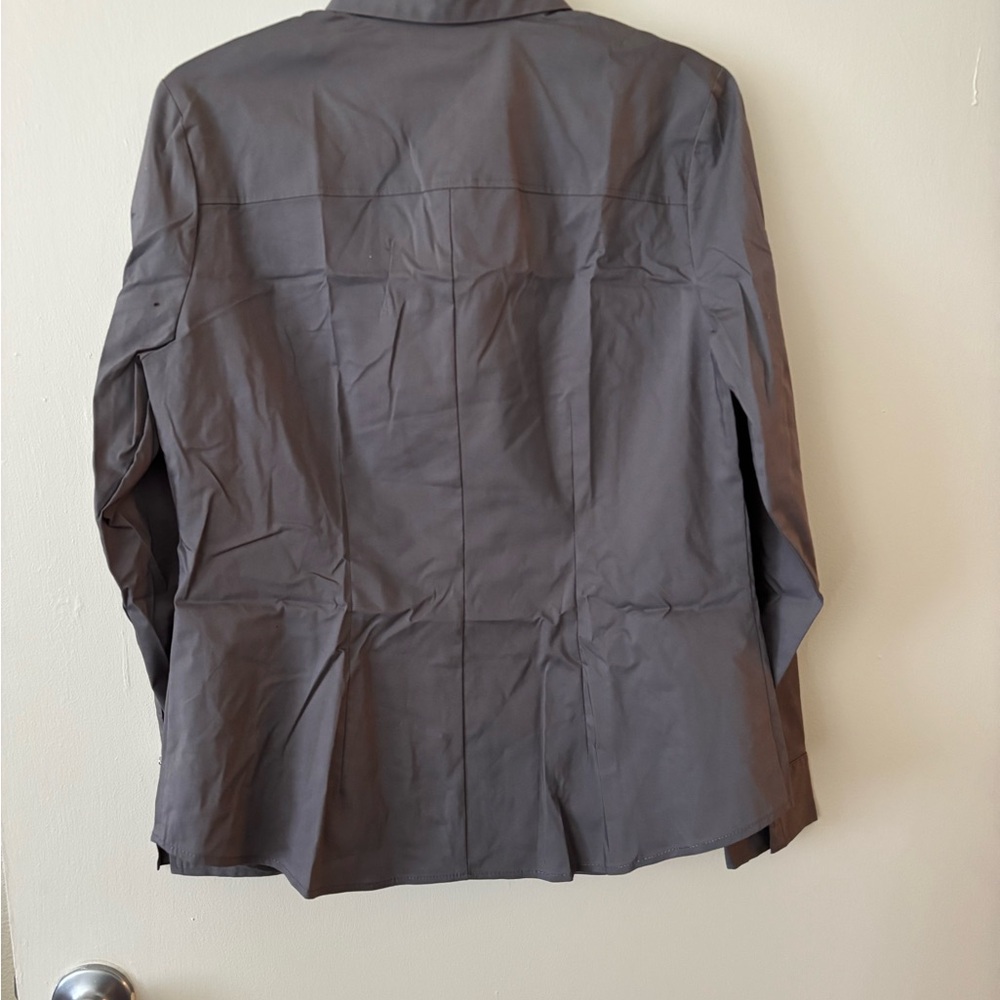 Gray Button-Up Shirt - Picture 6 of 6